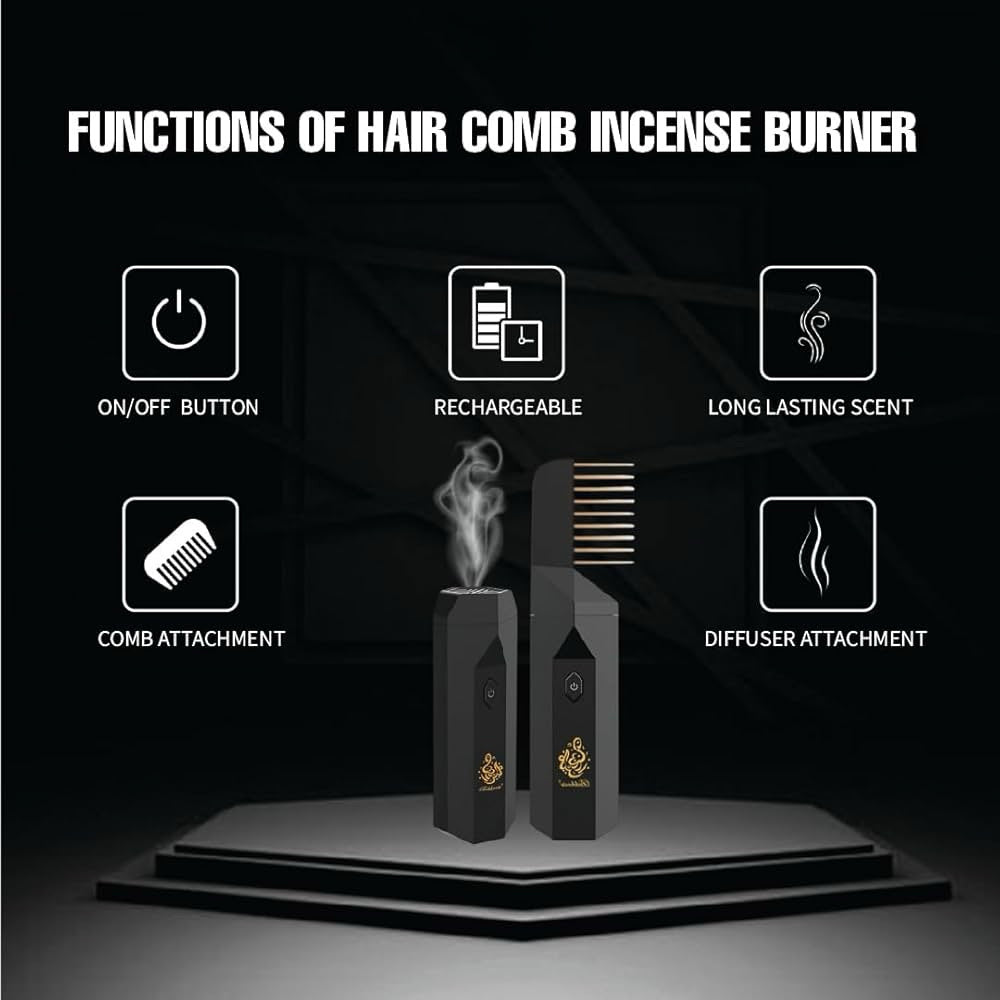 Scent Comb + Arabic Bakhoor